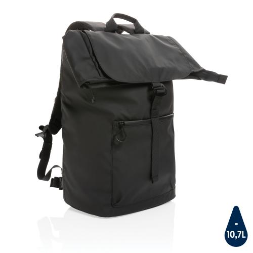 Водонепроницаемый рюкзак Impact из RPET AWARE™ для ноутбука 15,6" - черный;