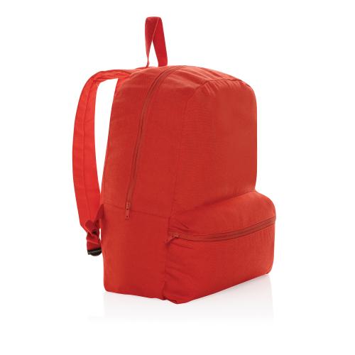 Рюкзак Impact из переработанного канваса AWARE™, 285 г/м² - сочный красный;