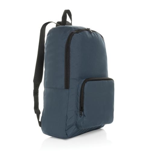 Складной рюкзак Dillon из rPET AWARE™ - темно-синий;