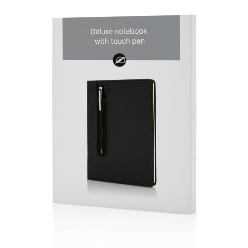 Блокнот для записей Deluxe формата A5 и ручка-стилус; - купить необычные подарки в Воронеже