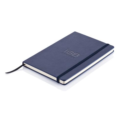 Блокнот Deluxe в твердой обложке A5; - купить подарки с логотипом в Воронеже